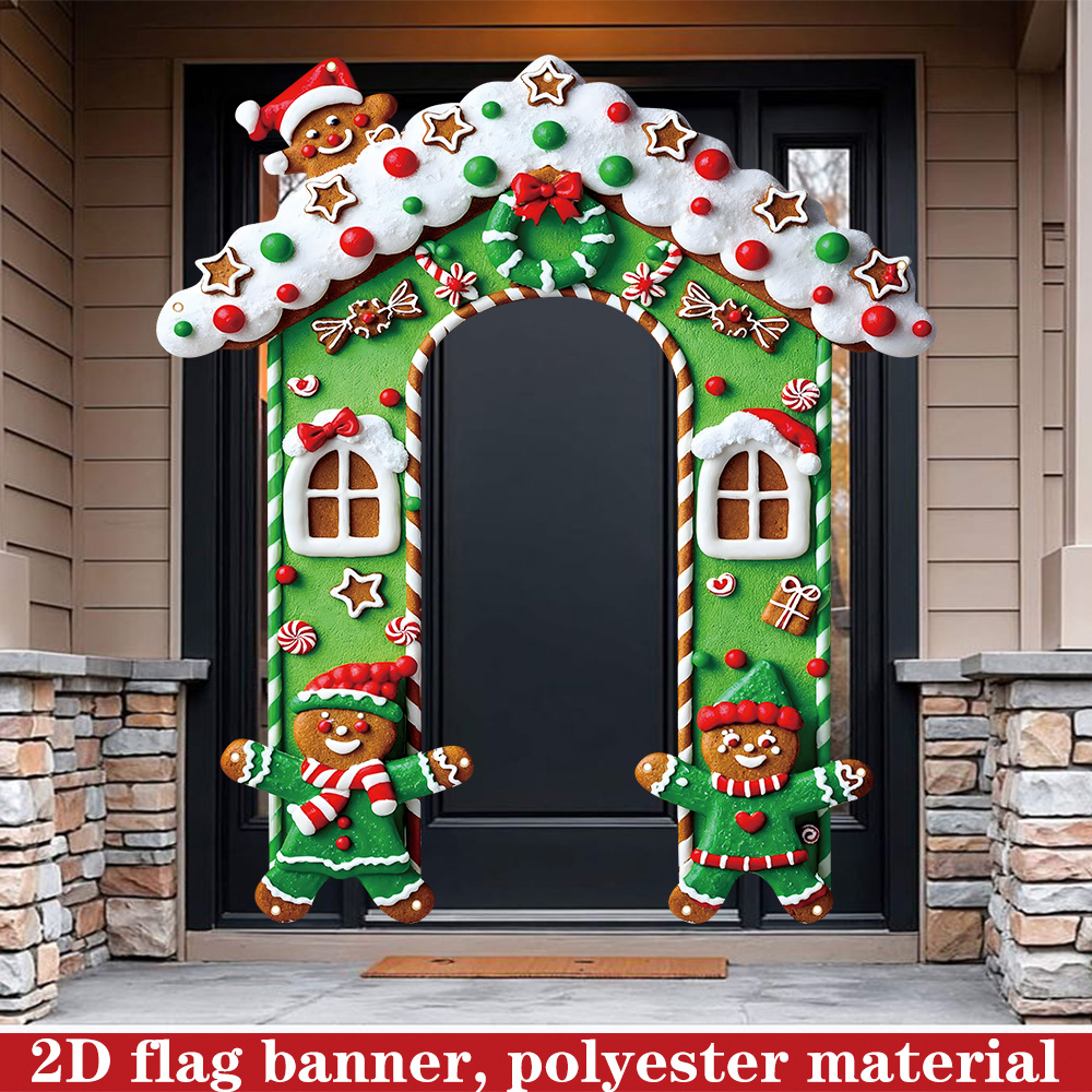 Home Fragrance Gingerbread - 2D FLAT 1 pc Gingerbread House