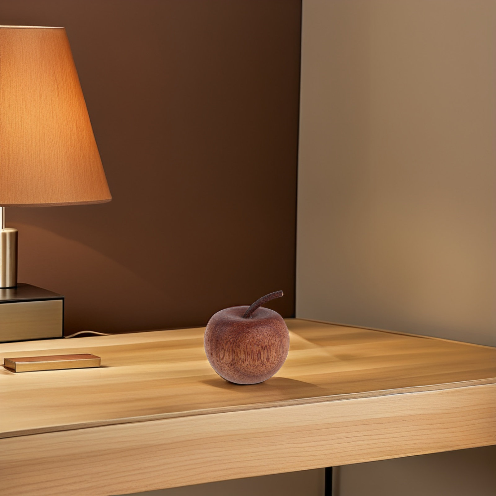 Home Fragrances - 4Pcs Hand-Finished Wooden Scent Diffuser Fruit