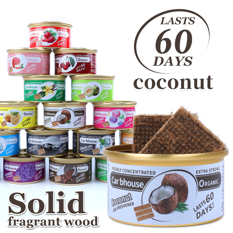 Home Fragrance Organic - Car Air Freshener coconut Scent Organic