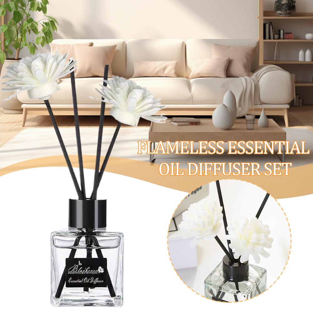 Home Fragrance Reeds - Flameless Home Fragrance Freesia Lavender Aromatherapy