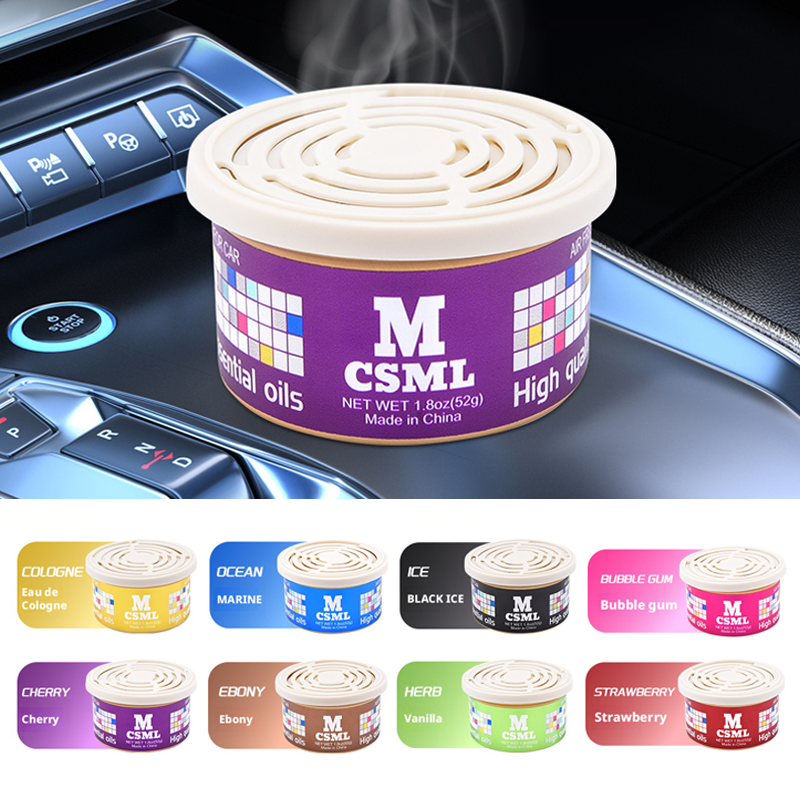 Home Fragrance Long Lasting - Car Air Freshener Balm, Ebony Black