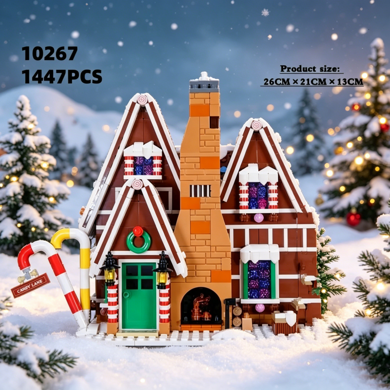 Home Fragrance Gingerbread - 10267 Christmas Gingerbread House Model Winter
