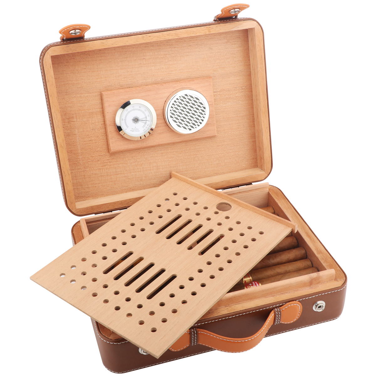 XIFEI Travel Cigar Humidor Box - Home Fragrance Maple Walnut reseña y precio