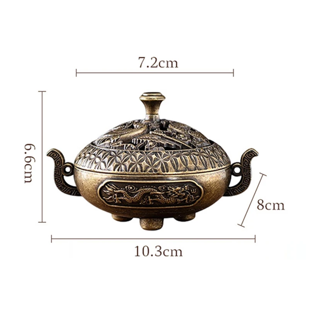 Copper incense burner, Chinese - Home Fragrance Vanilla Cashmere reseña y precio