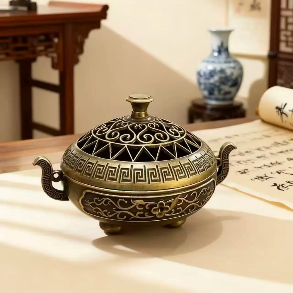 Copper incense burner, Chinese - Home Fragrance Vanilla Cashmere reseña y precio