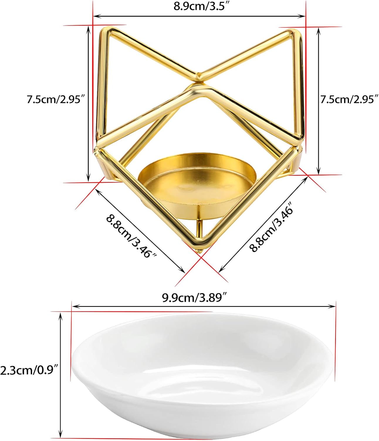Euro Metal Oil Burner Wax Warm - Home Fragrances reseña y precio