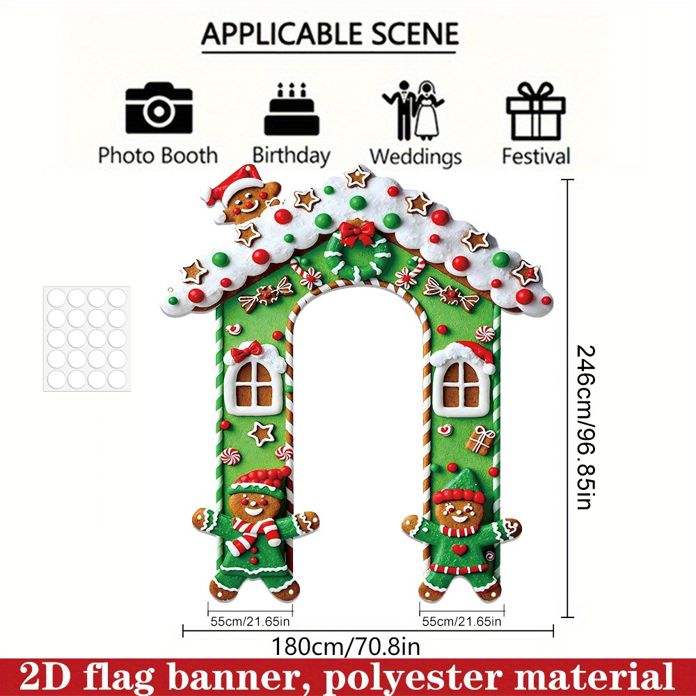 2D FLAT 1 pc Gingerbread House - Home Fragrance Gingerbread reseña y precio