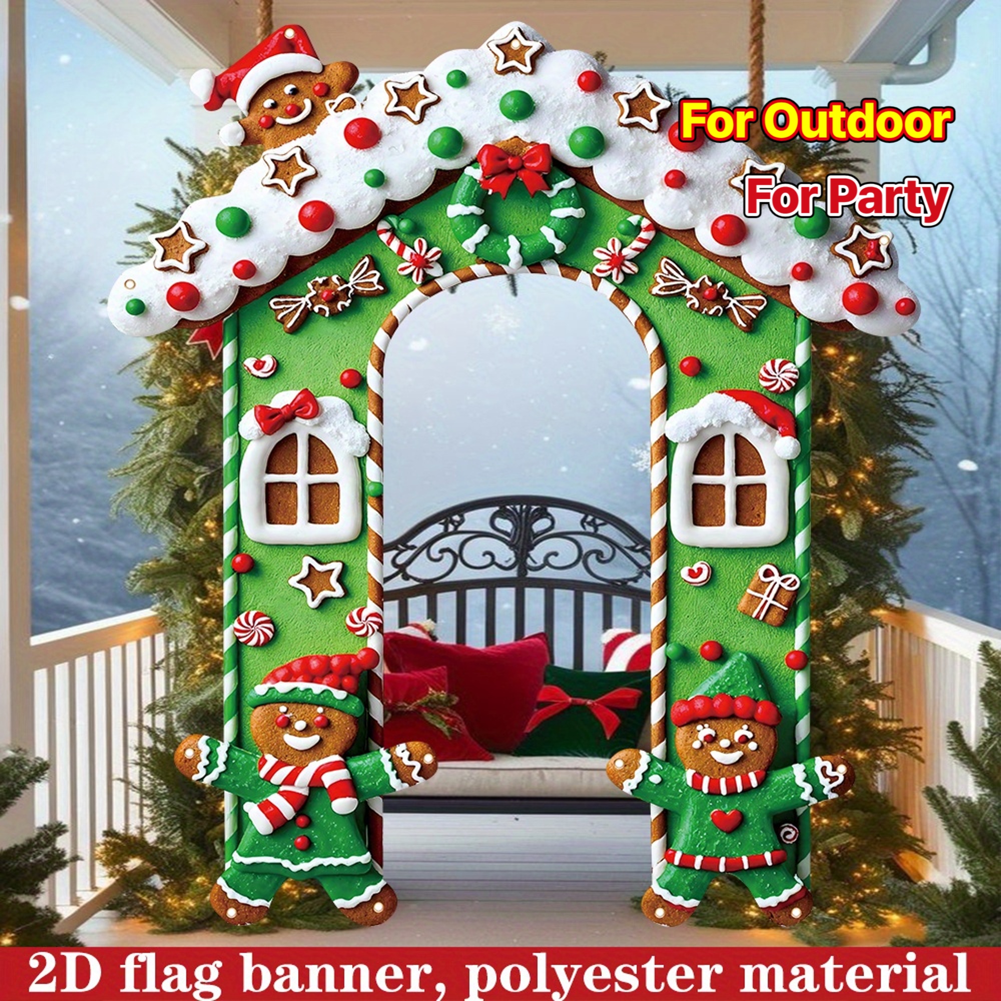2D FLAT 1 pc Gingerbread House - Home Fragrance Gingerbread reseña y precio