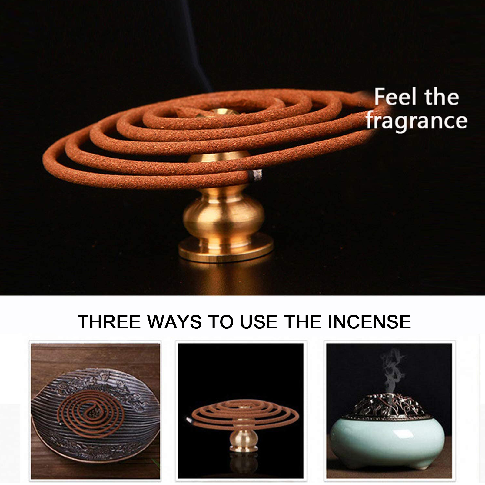 120Pcs Incense Coil Study Arom - Home Fragrance Vanilla Cashmere reseña y precio