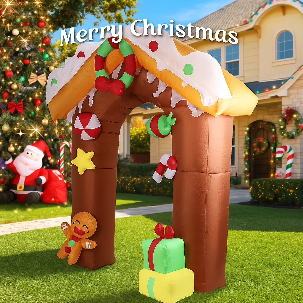9.84FT LED Light Xmas Inflatab - Home Fragrance Gingerbread reseña y precio