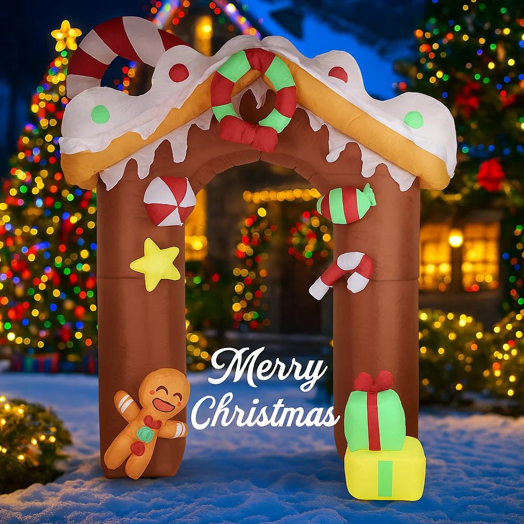 9.84FT LED Light Xmas Inflatab - Home Fragrance Gingerbread reseña y precio
