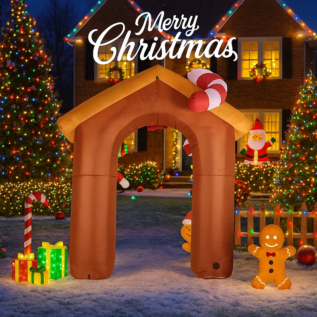 9.84FT LED Light Xmas Inflatab - Home Fragrance Gingerbread reseña y precio