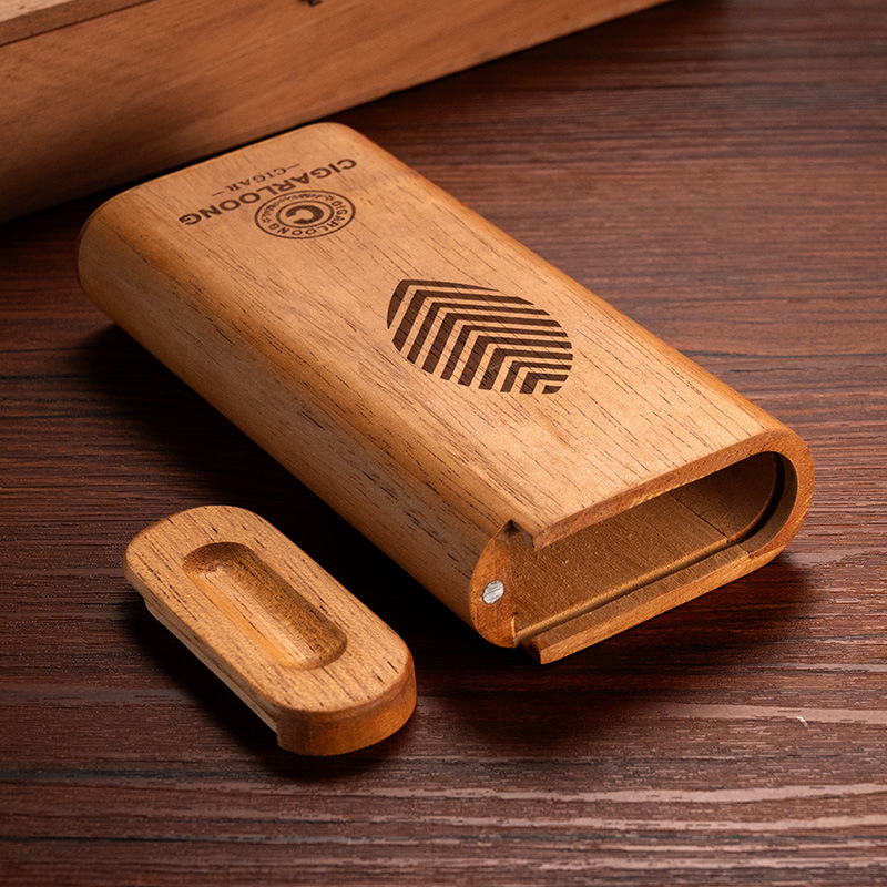 Cedar Wood Cigar Case Humidor  - Home Fragrance Maple Walnut reseña y precio