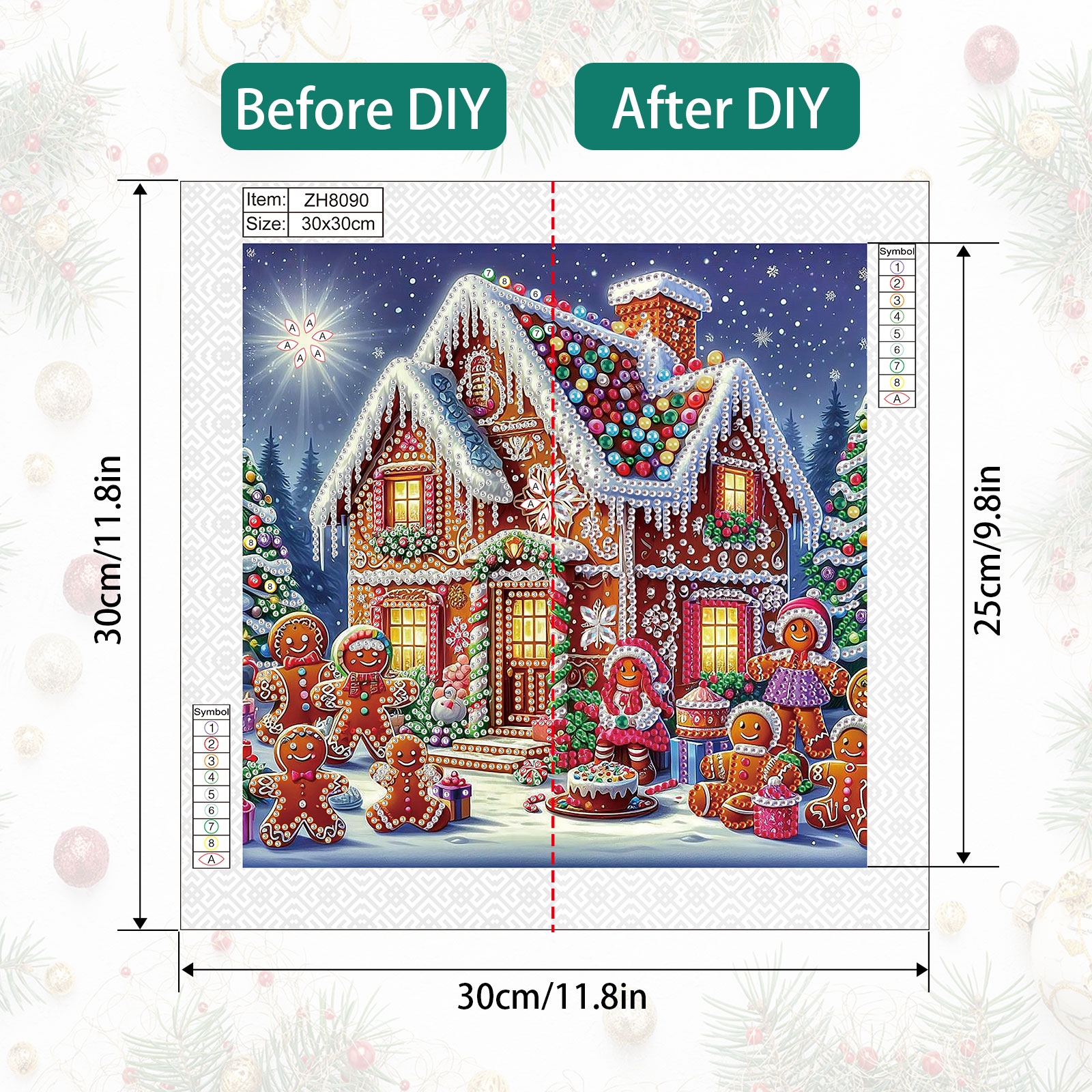 Diamond Painting Kits for Adul - Home Fragrance Gingerbread reseña y precio