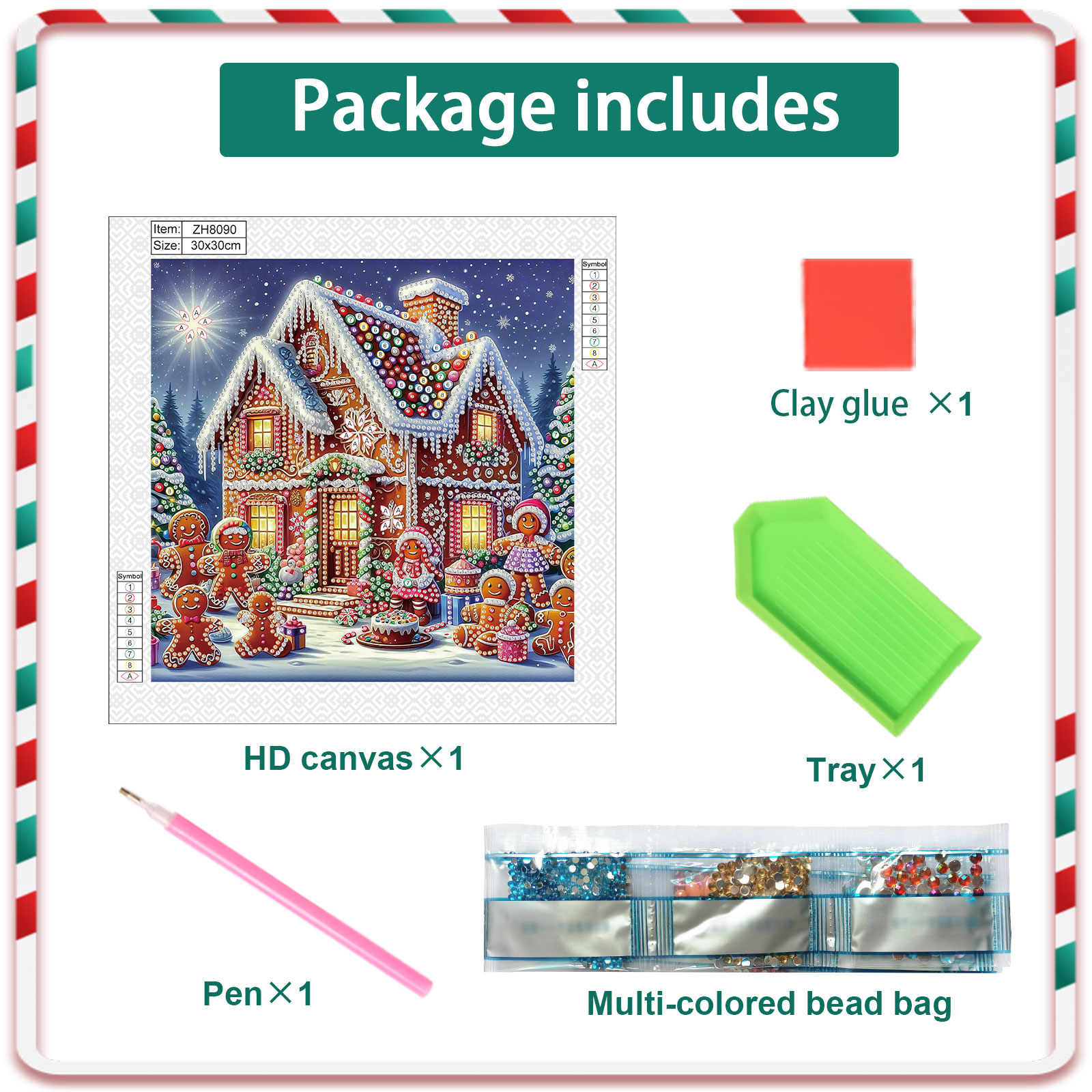 Diamond Painting Kits for Adul - Home Fragrance Gingerbread reseña y precio