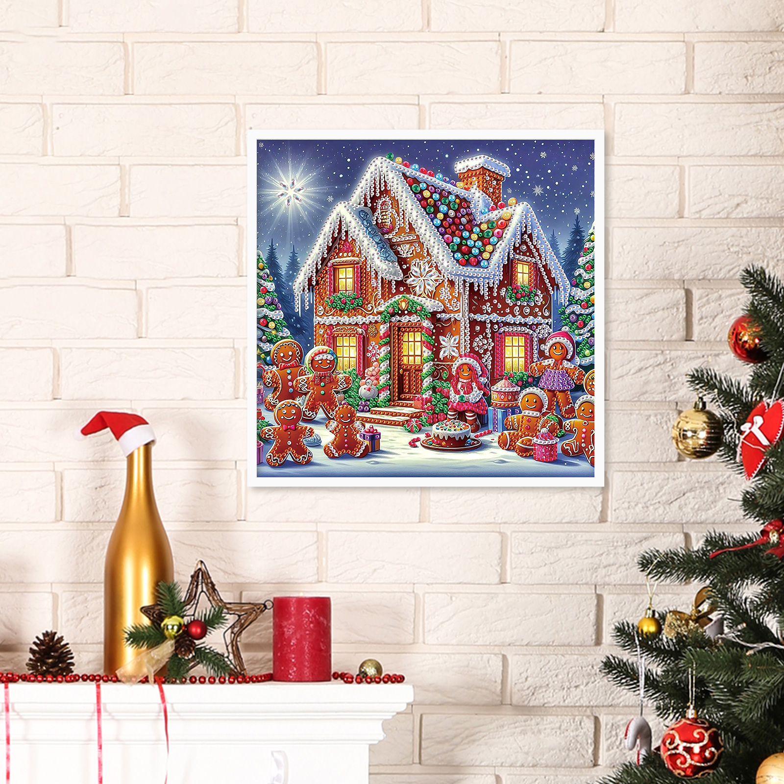 Diamond Painting Kits for Adul - Home Fragrance Gingerbread reseña y precio