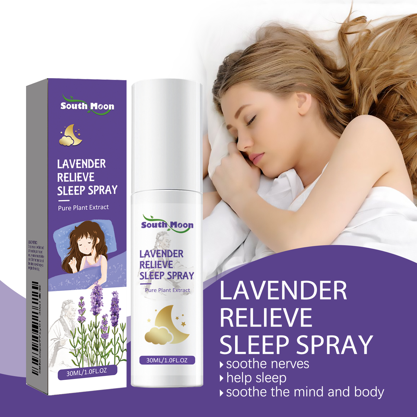 Lavender Sleep Spray Insomnia  - Lavender Pillow Spray reseña y precio