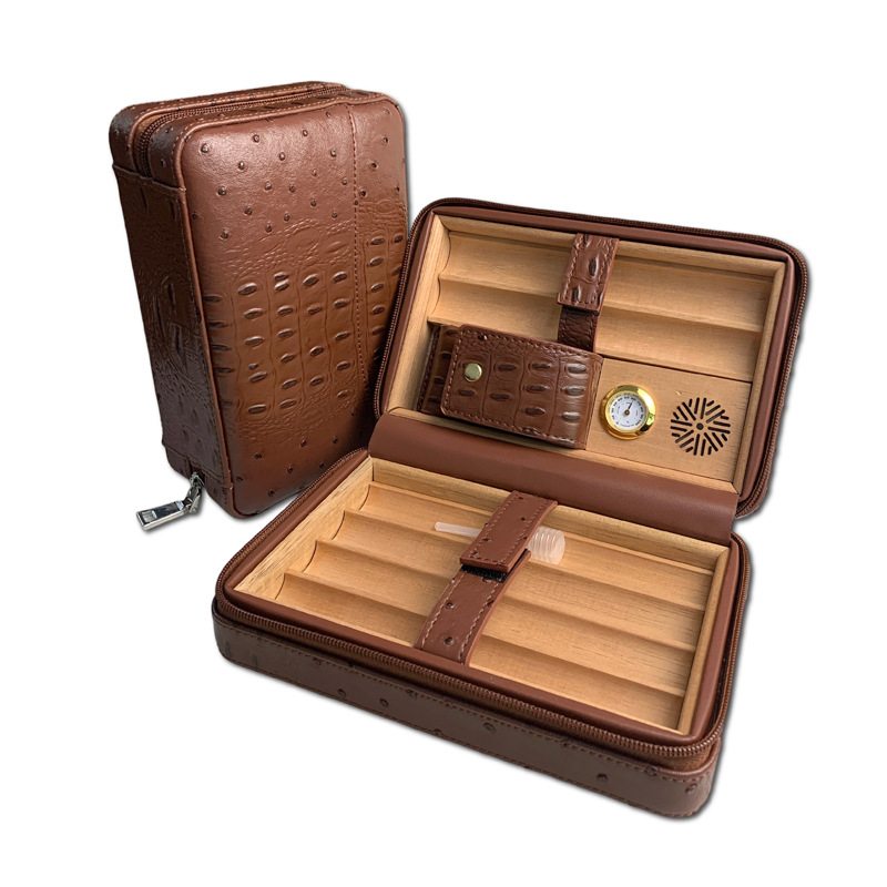 Cedar Wood Cigar Humidor Box w - Home Fragrance Maple Walnut reseña y precio