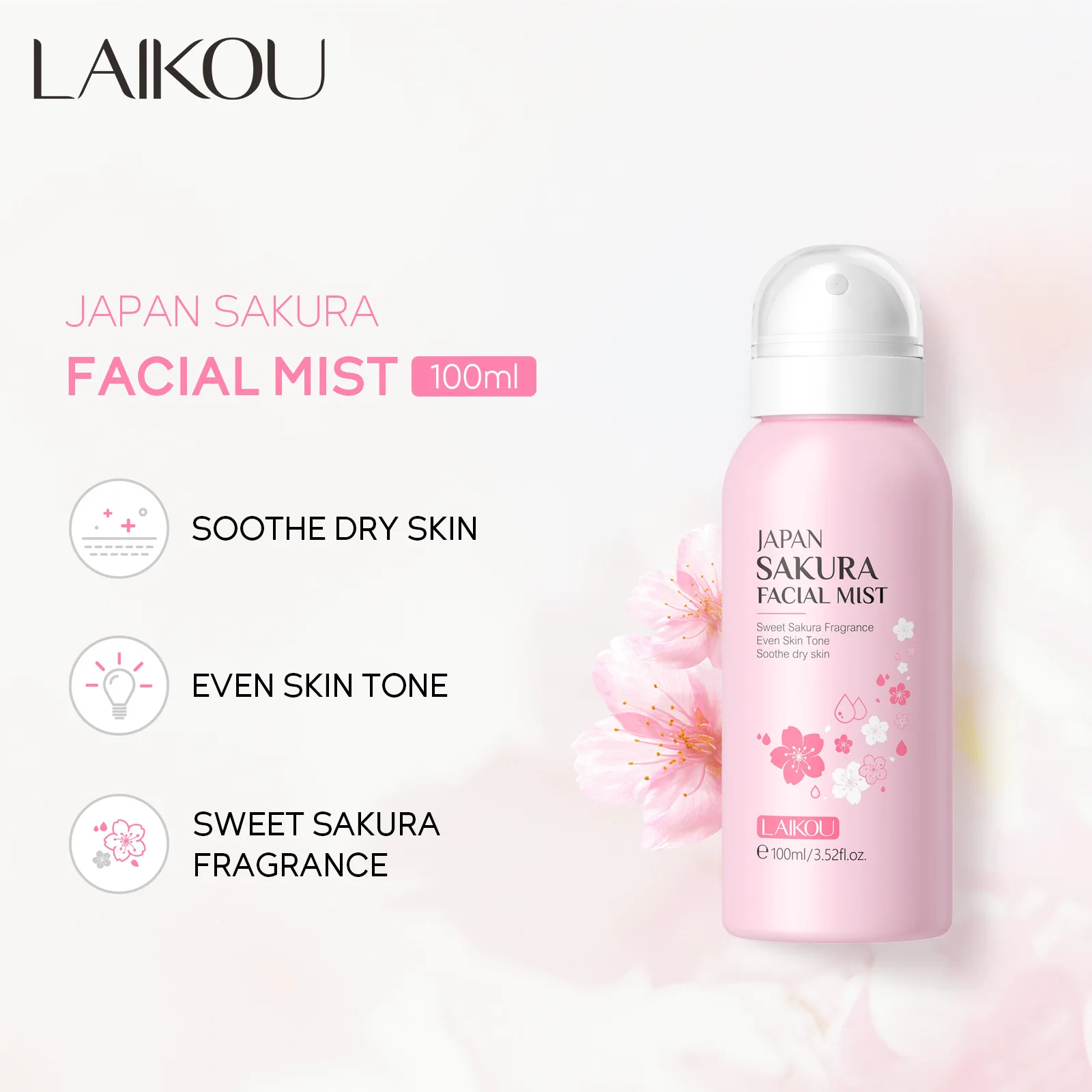 LAIKOU Sakura Facial Mist Brig - Lavender Pillow Spray reseña y precio