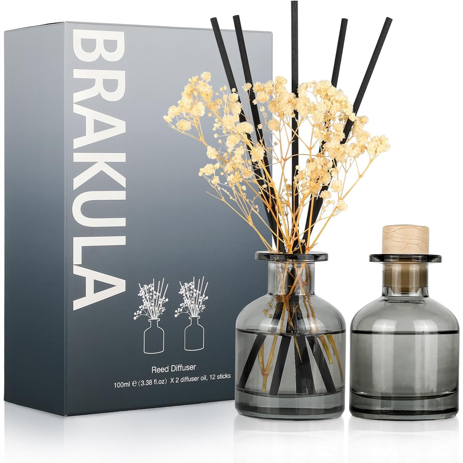 2 Pack Reed Diffuser Set Fresh - Home Fragrance Linen reseña y precio