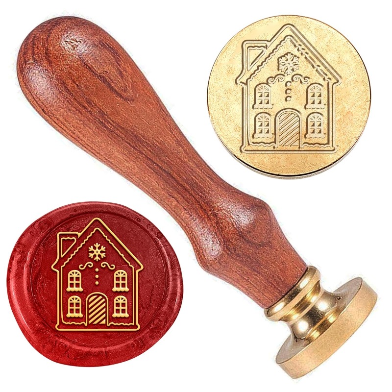 1pcs House Wax Sealing Stamp C - Home Fragrance Gingerbread reseña y precio