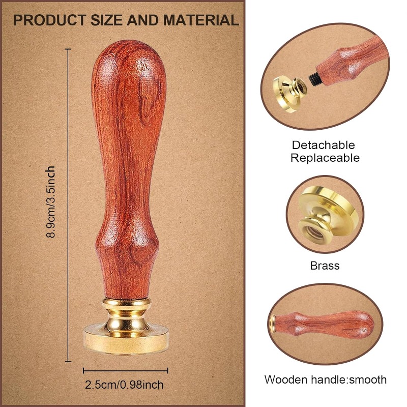 1pcs House Wax Sealing Stamp C - Home Fragrance Gingerbread reseña y precio