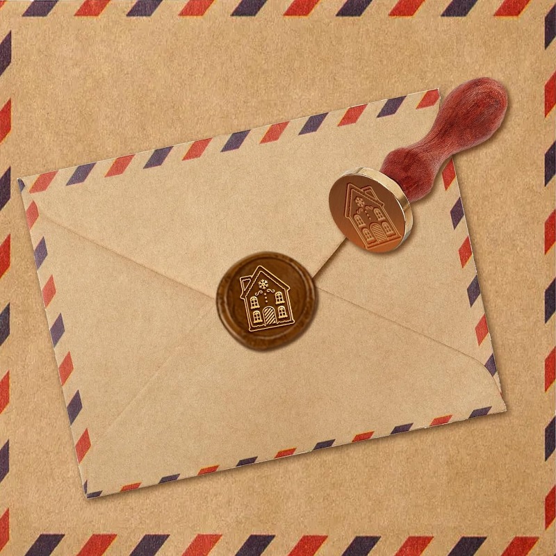 1pcs House Wax Sealing Stamp C - Home Fragrance Gingerbread reseña y precio
