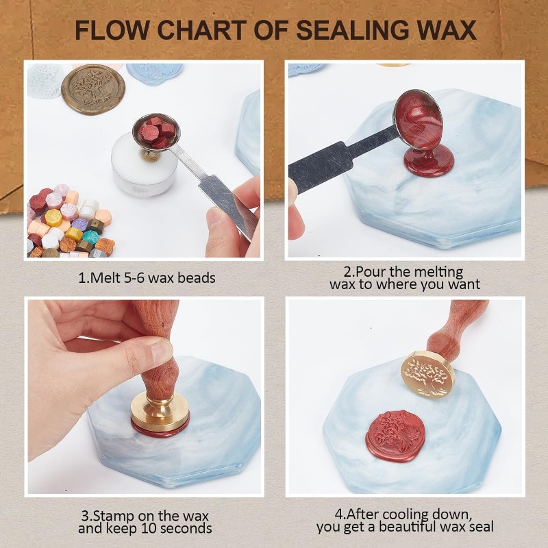 1pcs House Wax Sealing Stamp C - Home Fragrance Gingerbread reseña y precio