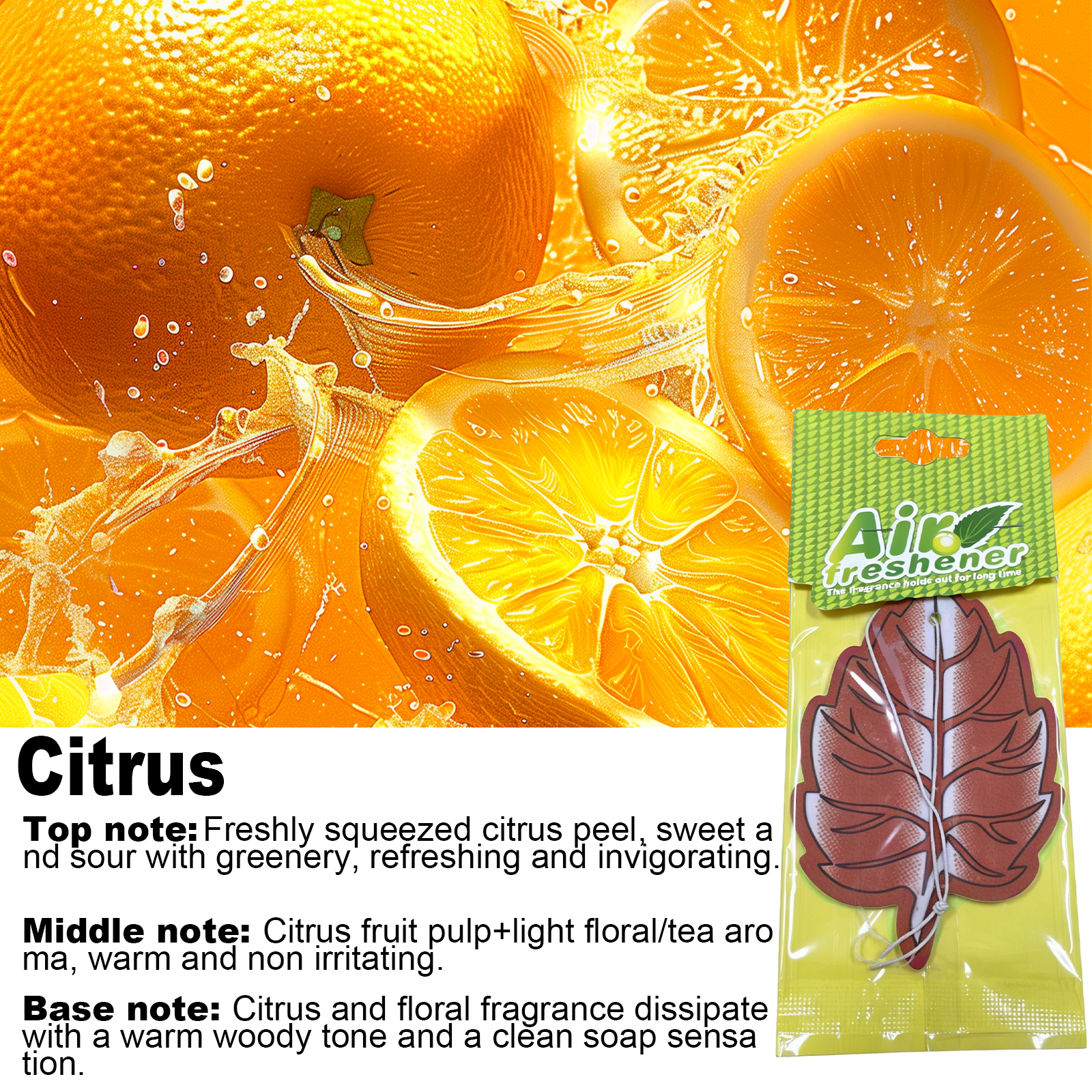 5/10/20 pcs Citrus Scent Car A - Home Fragrance Long Lasting reseña y precio