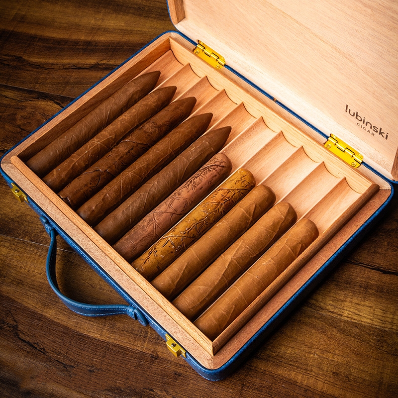 LUBINSKI Portable Cigar Case L - Home Fragrance Maple Walnut reseña y precio