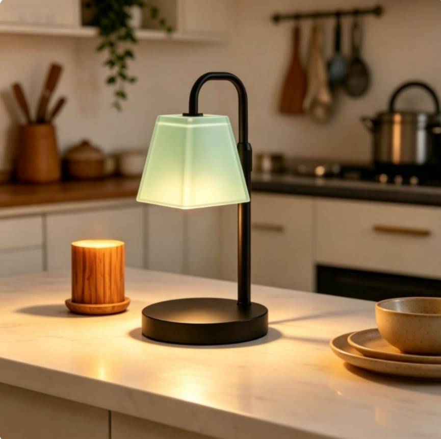 Wax Melt Warmer Lamp with 4-Ke - Home Fragrance No 4 reseña y precio