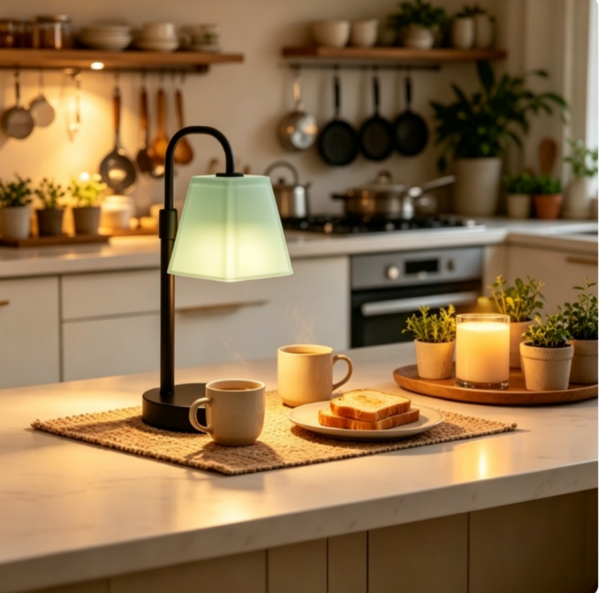 Wax Melt Warmer Lamp with 4-Ke - Home Fragrance No 4 reseña y precio