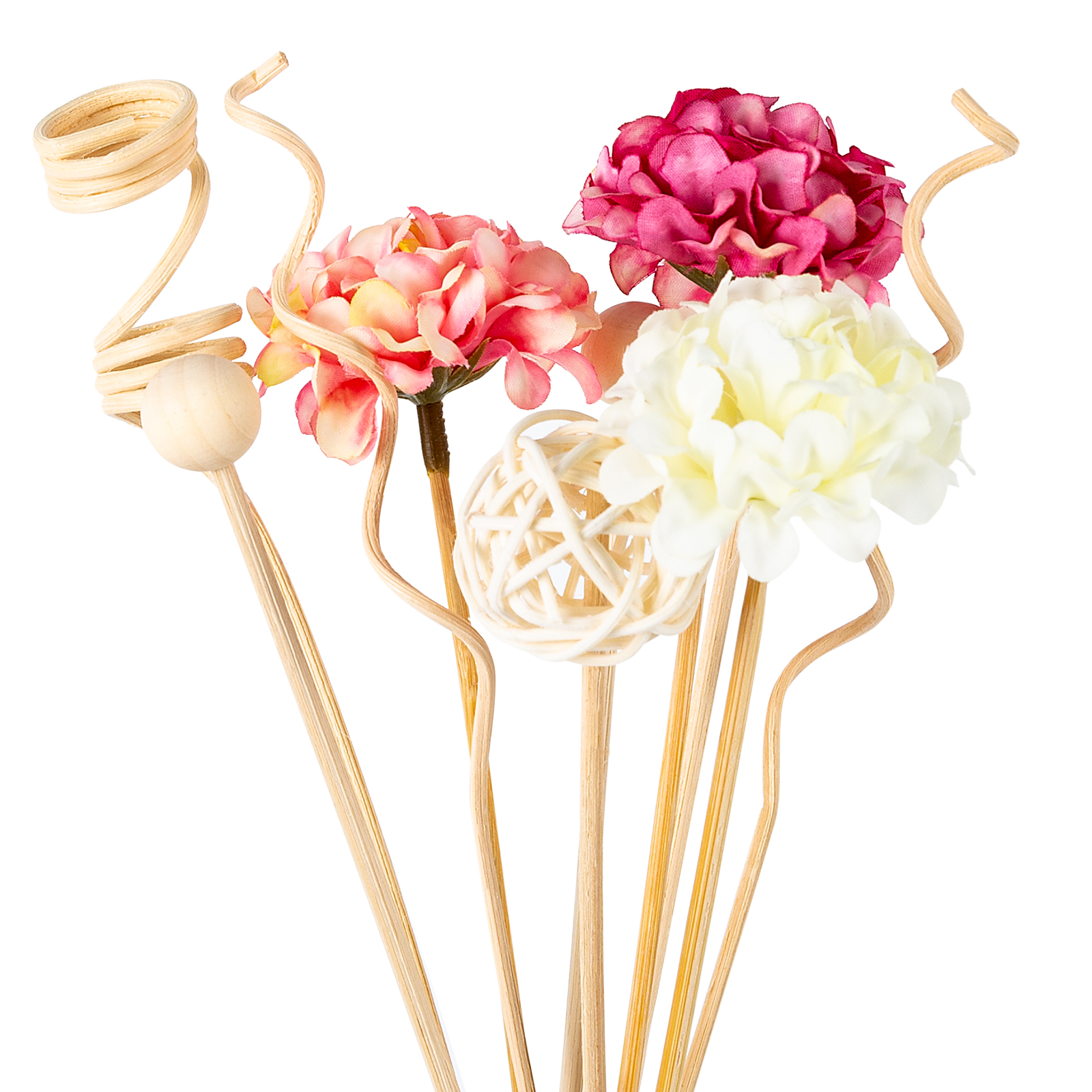 NEW 10PCS Pink Hydrangea Flowe - Home Fragrance Reeds reseña y precio