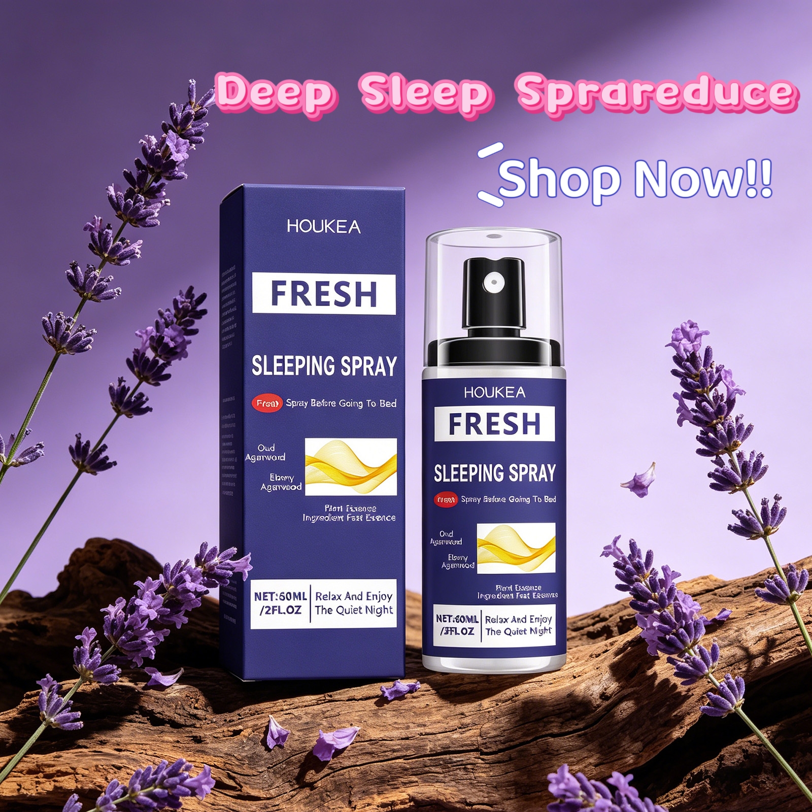 Houkea Lavender Sleep Spray to - Lavender Pillow Spray reseña y precio