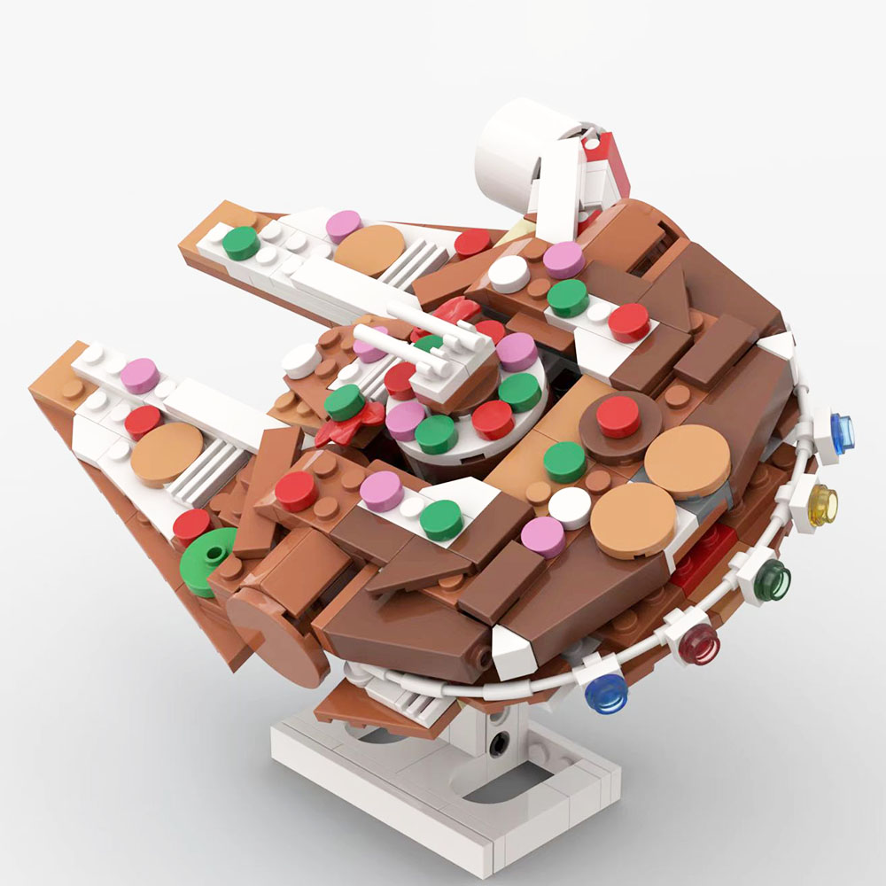 MOC 297PCS Christmas Gingerbre - Home Fragrance Gingerbread reseña y precio