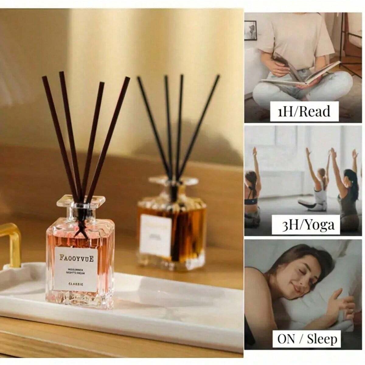 50ml Flameless Reed Diffuser A - Home Fragrance Potpourri reseña y precio