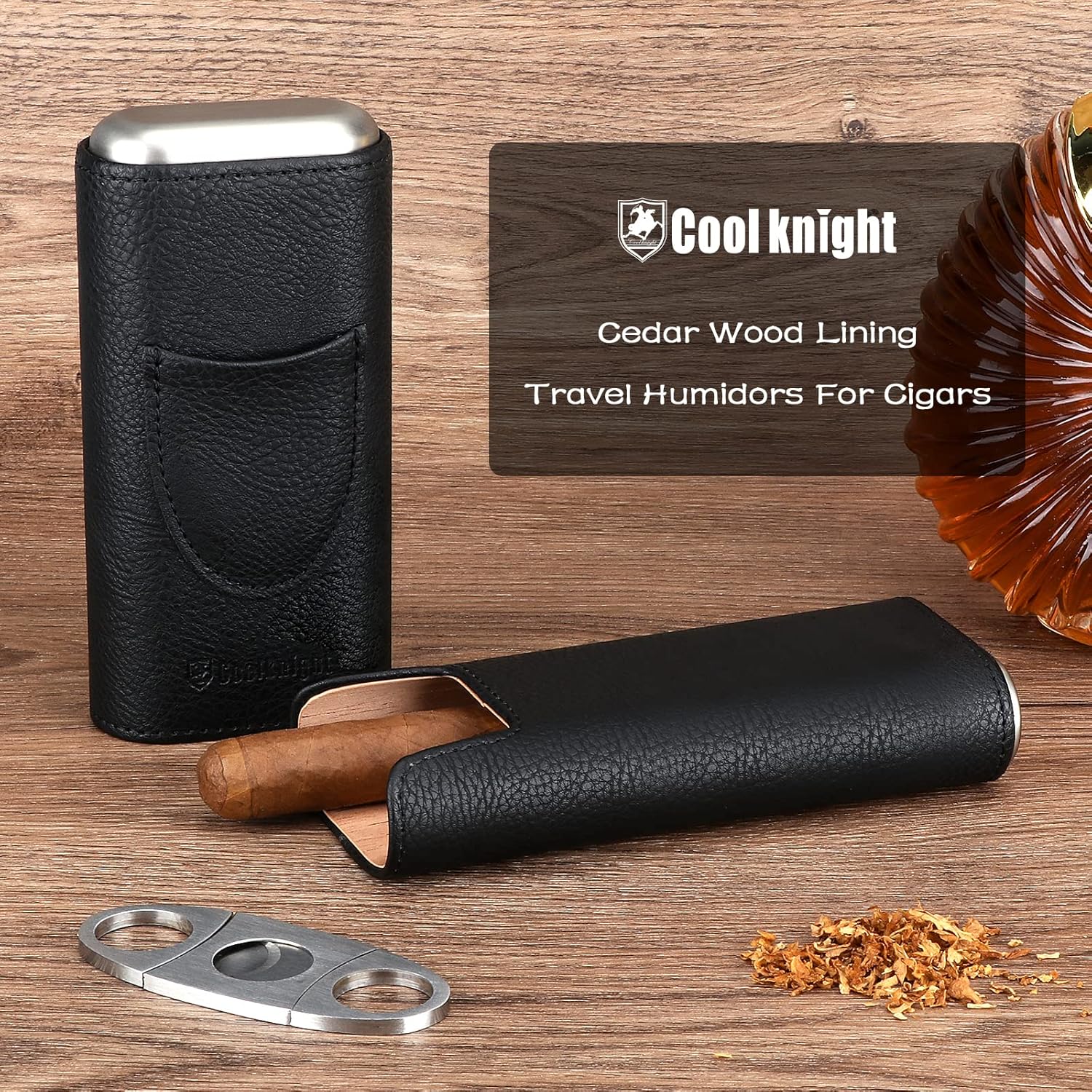 Leather Cigar Case - Cedar Woo - Home Fragrance Maple Walnut reseña y precio