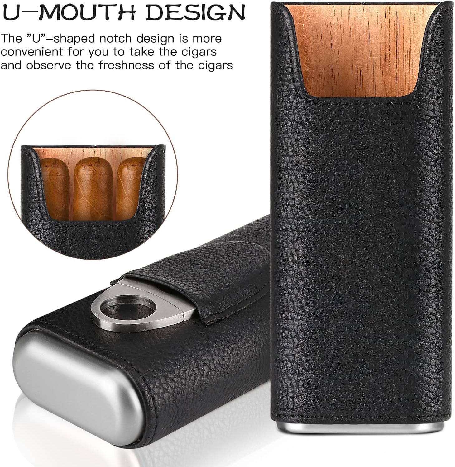 Leather Cigar Case - Cedar Woo - Home Fragrance Maple Walnut reseña y precio