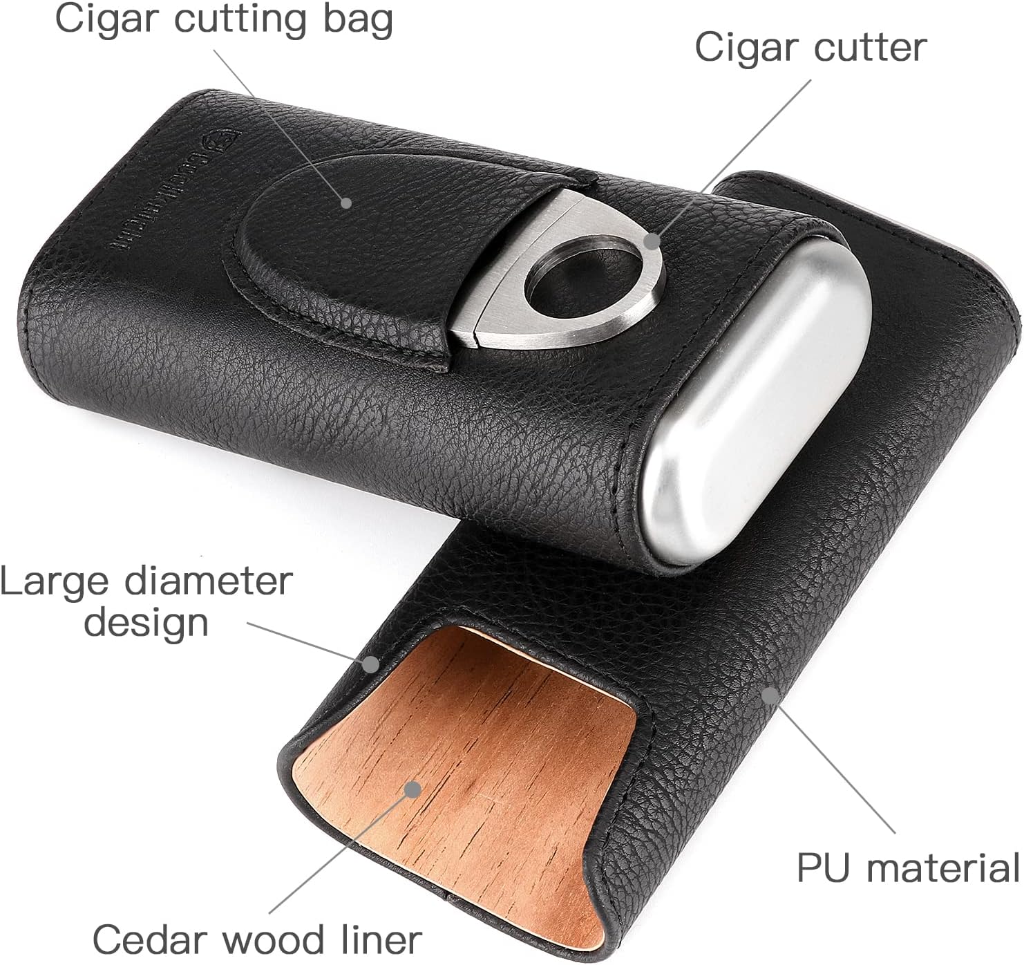 Leather Cigar Case - Cedar Woo - Home Fragrance Maple Walnut reseña y precio