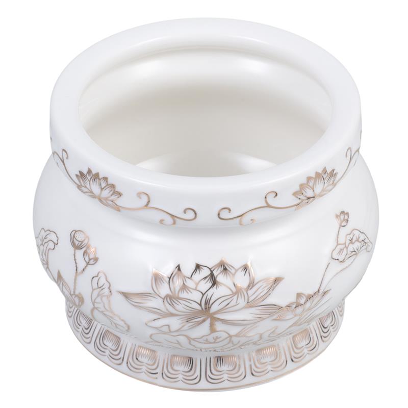 White Ceramic Incense Burner C - Home Fragrance White Lotus reseña y precio
