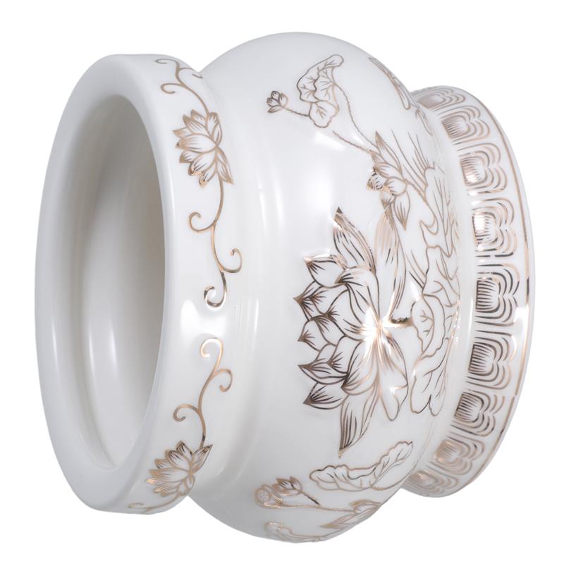 White Ceramic Incense Burner C - Home Fragrance White Lotus reseña y precio