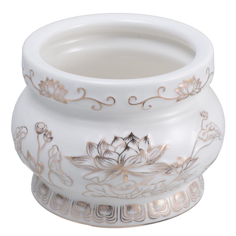 White Ceramic Incense Burner C - Home Fragrance White Lotus reseña y precio