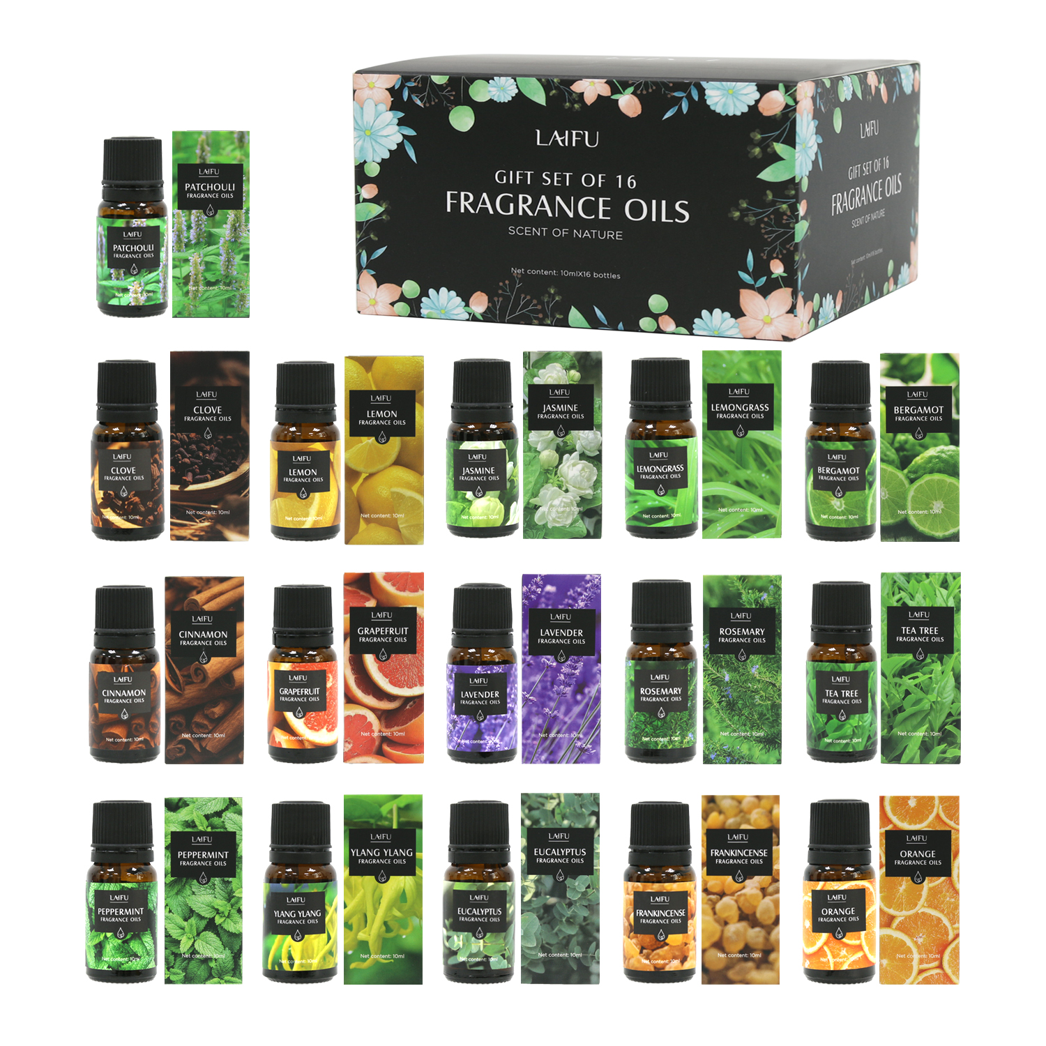 16x10ml Essential Oils Set for - Home Fragrance Potpourri reseña y precio