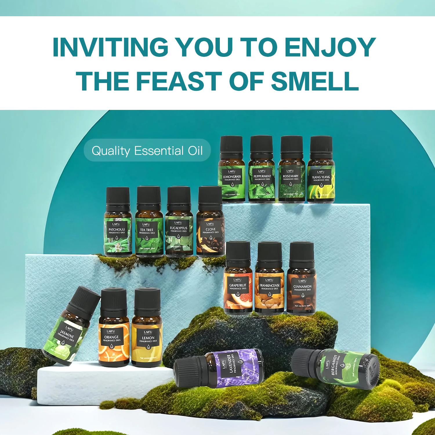 16x10ml Essential Oils Set for - Home Fragrance Potpourri reseña y precio