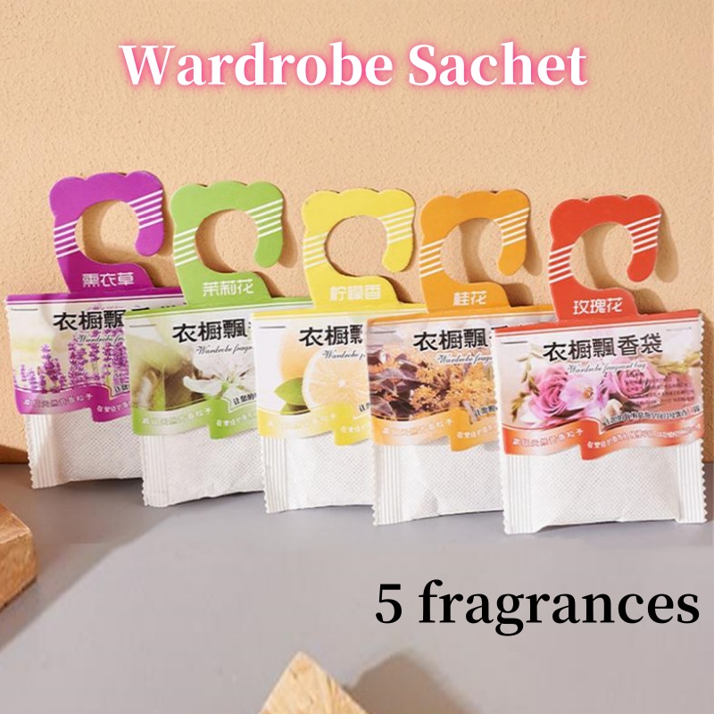 5pcs Wardrobe Fragrance Sachet - Home Fragrance Verbena reseña y precio