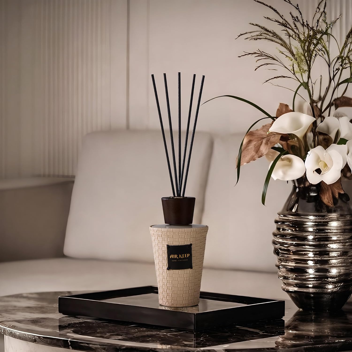 Reed Diffuser Set Clean Linen  - Home Fragrance Linen reseña y precio