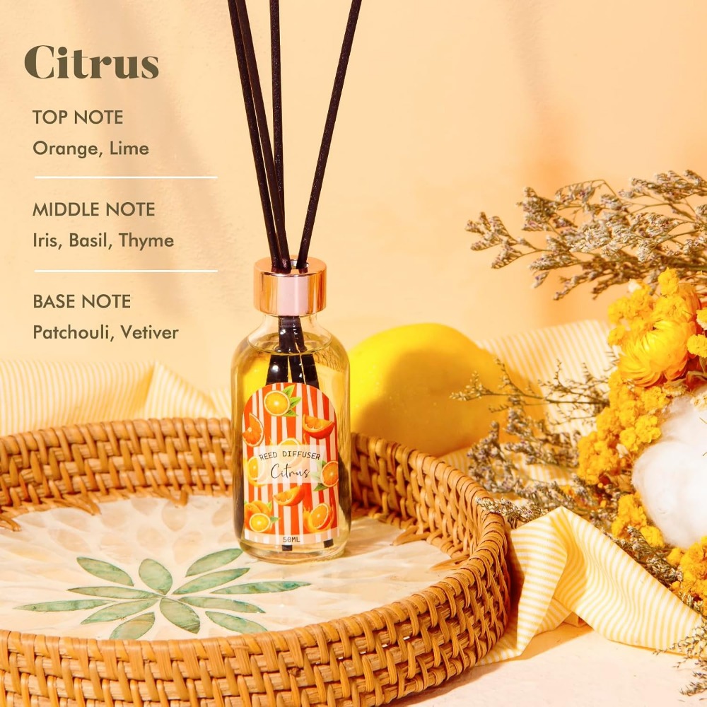 Linen Vanilla Citrus Reed Diff - Home Fragrance Linen reseña y precio