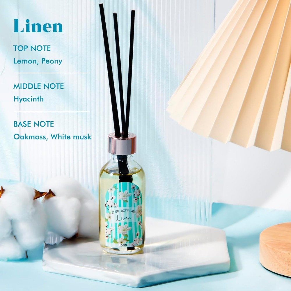 Linen Vanilla Citrus Reed Diff - Home Fragrance Linen reseña y precio