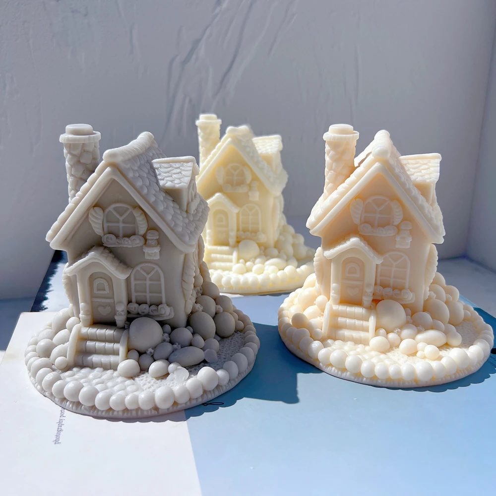 Cute House Candle Silicone Mol - Home Fragrance Gingerbread reseña y precio