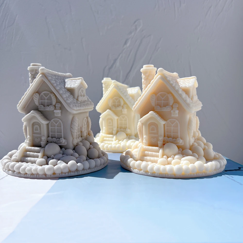 Cute House Candle Silicone Mol - Home Fragrance Gingerbread reseña y precio